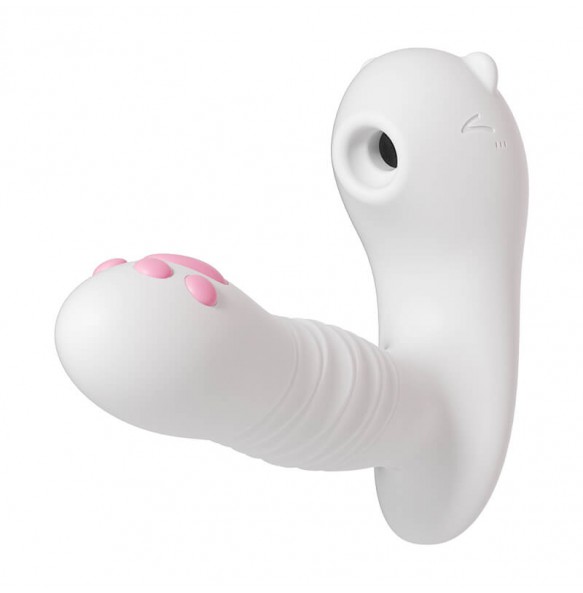MizzZee - Cute Cat Pleasure Suction Thrusting Wearable (Support Connect WeChat Mini Programs - Chargeable)